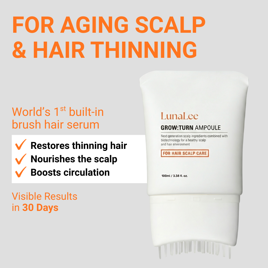 LunaLee™ GrowTurn Hair Brush Serum