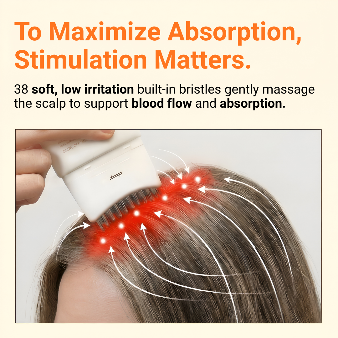 LunaLee™ GrowTurn Hair Brush Serum